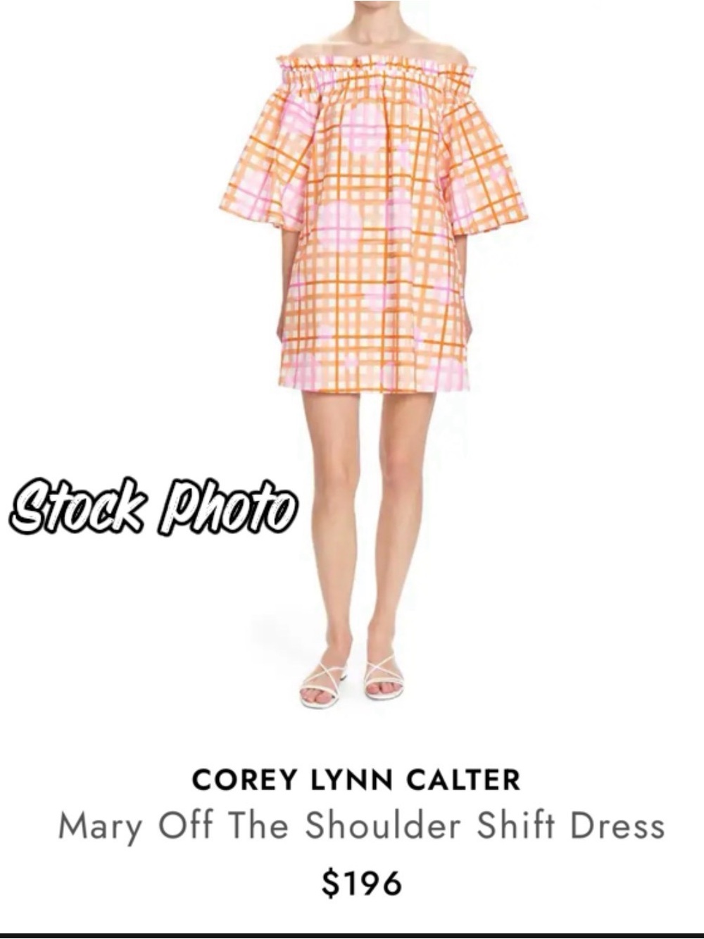 Anthropologie‎ Corey Lynn Calter Monaco Off-The-Shoulder Mini Dress Women’s sz S - Picture 11 of 12